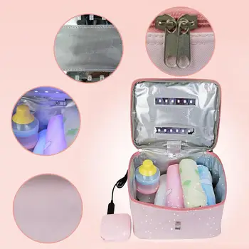 

UV Cleaner Light Portable Sterilization Bag For Underwear Disinfection Storage Insulation Odor Removal Ultraviolet For Nail 2020