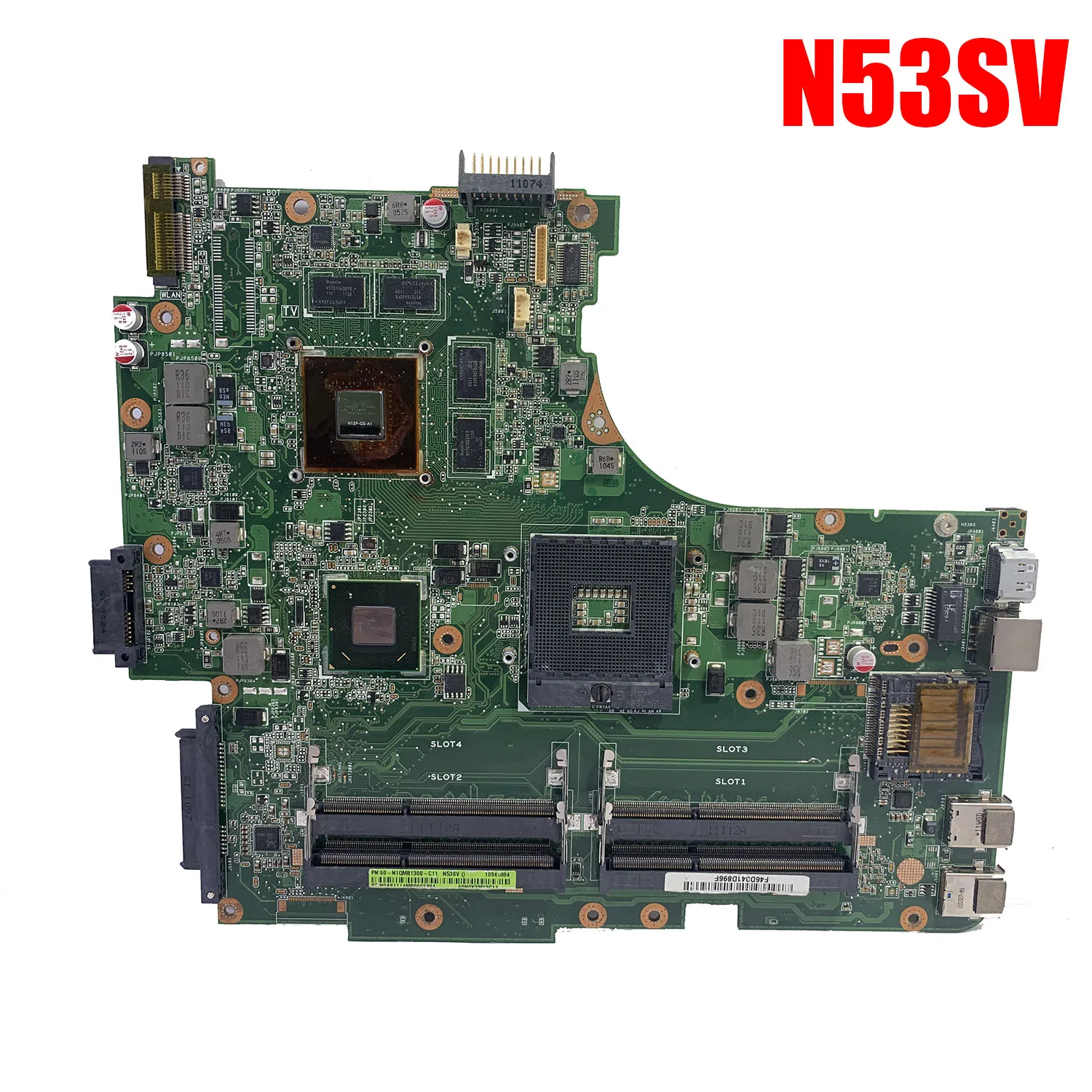 SHELI для Asus N53SV N53SN материнская плата с N12P GS A1 GT540M 1 Гб 4 слота Ram|Материнские платы| |