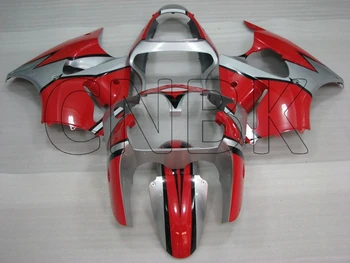 

for 636 ZX-6r 01 Bodywork ZX6r 636 2002 Red White Silvery Abs Fairing Ninja ZX-6r 2000 - 2002 Plastic Fairings