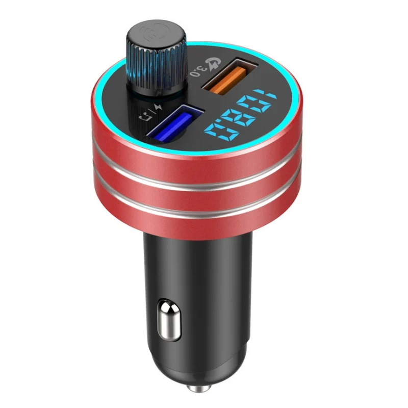 Автомобильный MP3-плеер Bluetooth fm-передатчик приемник Двойной Usb многофункциональное автомобильное зарядное устройство - Цвет: A
