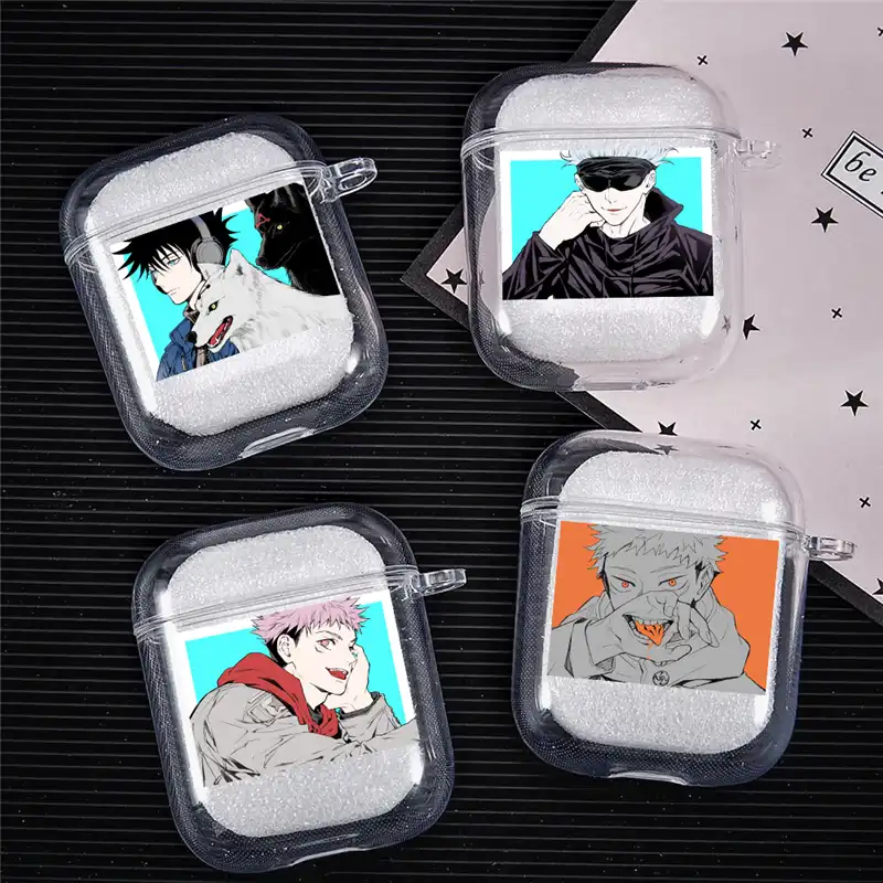 Japan Anime Jujutsu Kaisen Soft Silicone Earphone Case For Apple Airpods 1 2 Generation Box Cover Earphone Accessories Aliexpress Japan Anime Jujutsu Kaisen Soft Silicone Earphone Case For Apple Airpods 1 2 Generation Box Cover Earphone Accessories Aliexpress