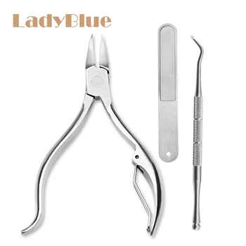 

Gift Box Manicure Set Nail Pliers Polish Pedicure Cuticle Remover Nippers Toe and Finger Cutters Nail Art Tool