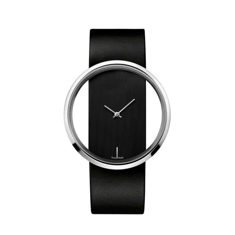 Classic Women Watches Fashion Casual Hollow Transparent Watch Leather Strap Quartz Watch Cheap Price Dropshipping Reloj Mujer 2
