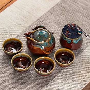 

Ceramic Glaze Teacups Chinese Kung Fu Teaware Sets China Tea Set Teapot Teaset Gaiwan Set Tea Cups Of Tea Ceremony Master Teapot