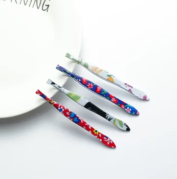 

Face Hair Removal Eye Brow Trimmer Eyebrow Tweezer Eyelash Clip Stainless Steel Flower Eyebrow Tweezers Cosmetic Makeup Tool