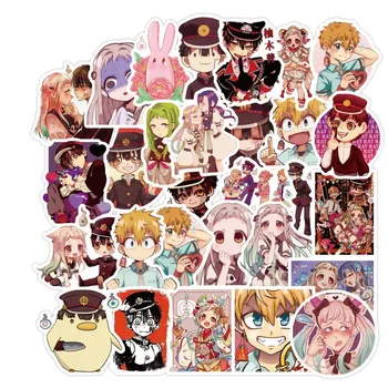 

100PCS Anime Toilet-Bound Hanako-kun Manga Stickers Cartoon Decals For Cell Phones Suitcase Skateboard Decor Sticker