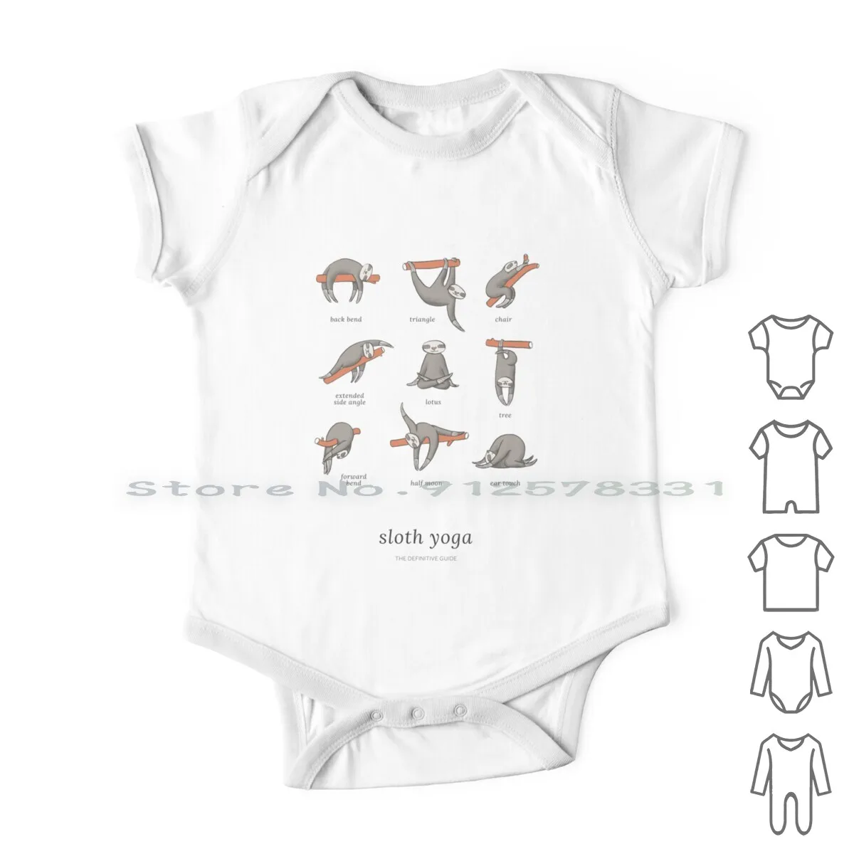 

Sloth Yoga-The Definitive Guide Newborn Baby Clothes Rompers Cotton Jumpsuits Sloths Three Toed 3 Toed Cute Adorable Kawaii