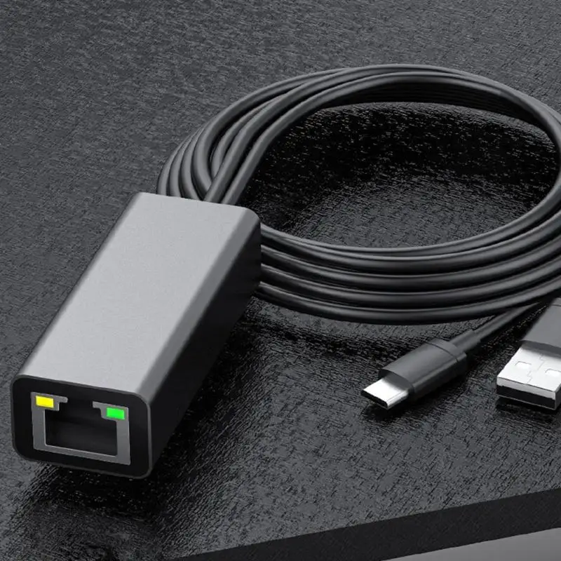 S71 микро USB Ethernet карта продуманное производство длительный прочный адаптер 100 м RJ45 LAN конвертер для пожарной ТВ наклейки
