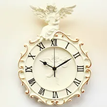 Европейский ангел настенные часы с винтажной индивидуальностью и современный дизайн часы WJ10234