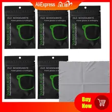 5Pcs Riutilizzabile Anti-Fog Salviette Occhiali Pre-inumidito Antifog Lens Panno Defogger Occhiali Pulire Evitare L'appannamento per occhiali