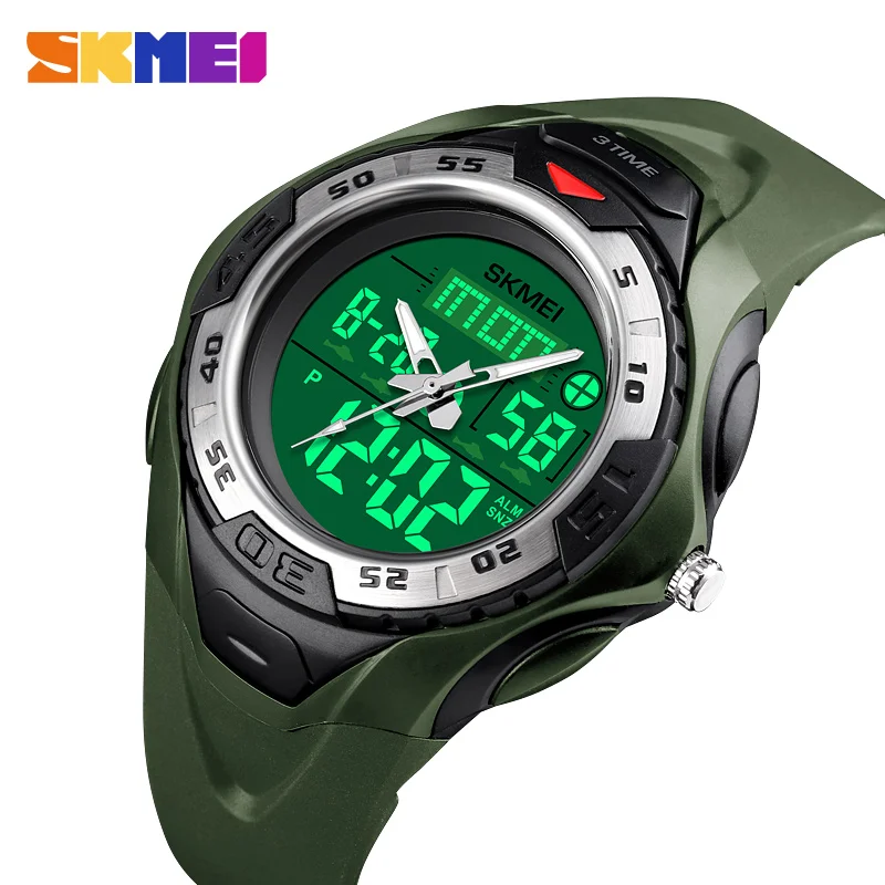 

SKMEI Sports Watch Men Digital Waterproof Military Watches Male Alarm Clock 3 Time Luminous Wristwatch Outdoor Relogio Masculino