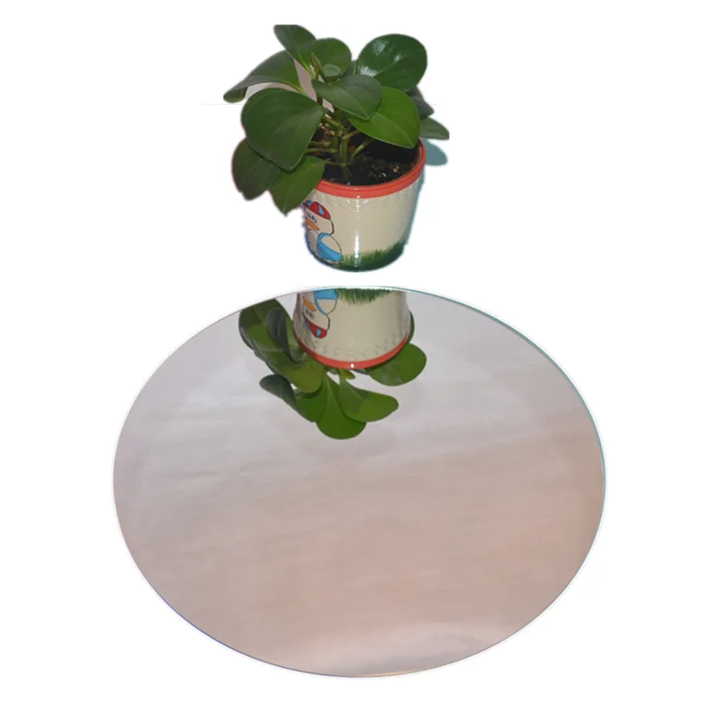 

80pcs OD200x1mm Acrylic Wall Silver Mirror Round Sheet Plastic PMMA Home Decorative Square Miroir Mural Dekor Ayna