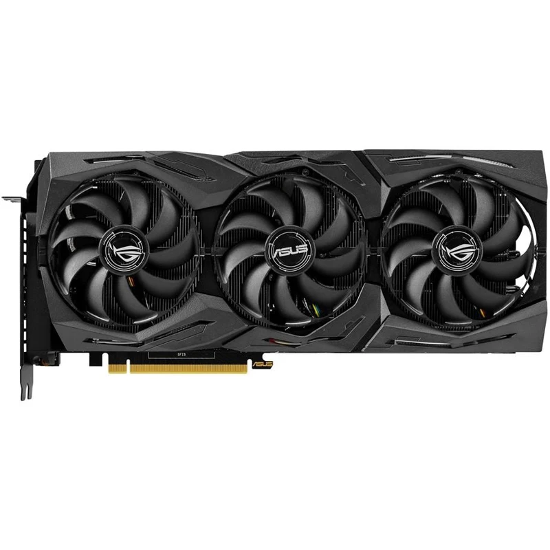 Видеокарта Asus PCI E ROG STRIX RTX2080TI O11G GAMING NV RTX2080Ti 11264Mb 352b GDDR6 1680/14000/HDM|Графические карты| |