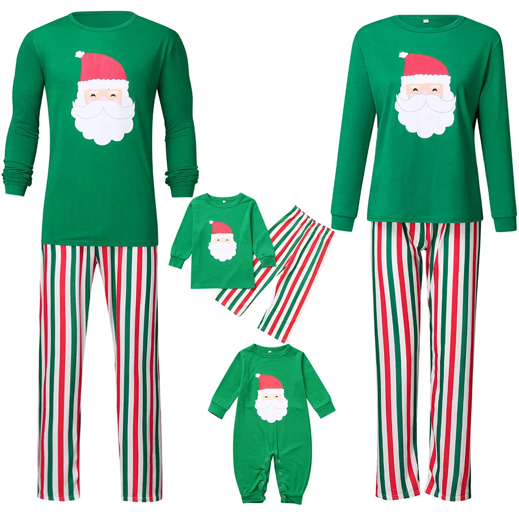 Matching Christmas Pajamas Mommy and Daughter Clothes Dad Son Family Look Santa Claus Couple Baby Bodysuit |