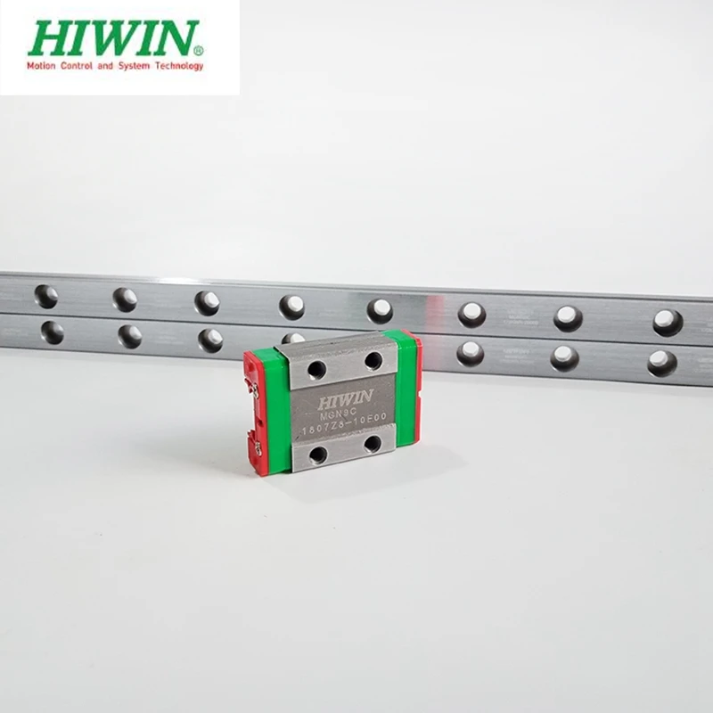 2 шт. HIWIN MGN9C линейный блок каретки+ 1pc линейные направляющие MGNR9 100 200 250 300 330 400 450 500 550 600 мм рельсовый станок с ЧПУ