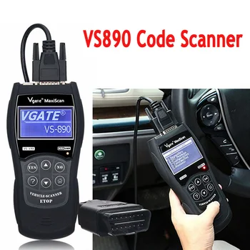 

New OBD2 VS890 Car Code Scanner Vgate VS890 OBD 2 Auto Diagnostic Scanner VS 890 Canbus Multi brand Cars VS890 Diagnostic Tool