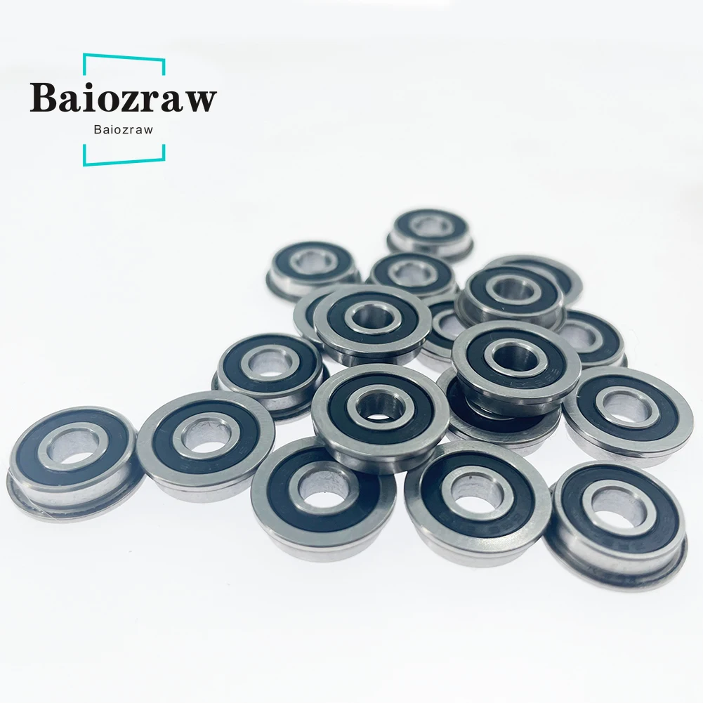 

Baiozraw F695-2RS Bearing 5x13x4mm ABEC-7 Flanged Miniature F695 RS Ball Bearings forVoron 0/2.4 Voron Switchwire Printer