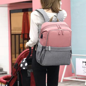 

Nylon Women School Backpacks Anti Theft Usb Charge Backpack Waterproof Bagpack School Bags Teenage Girls Travel Bag #T1G