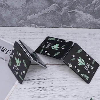 

1PC Portable Double-Sided Mini Cartoon Compact Foldable Cactus Mirror for Girls Make Up Cosmetic Women