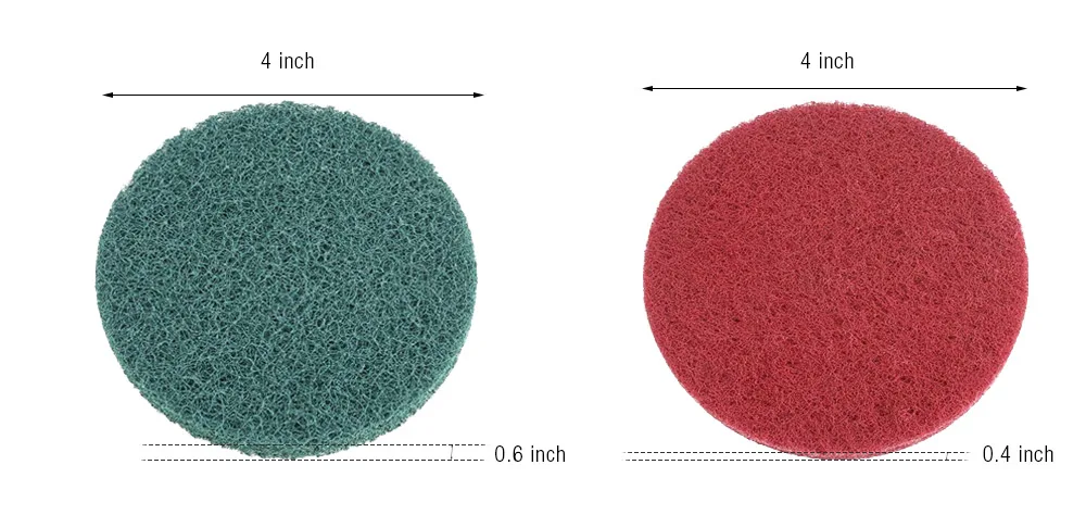 6pcs Drill Brush Scouring Pad Attachments for Bathroom Kitchen Cleaning