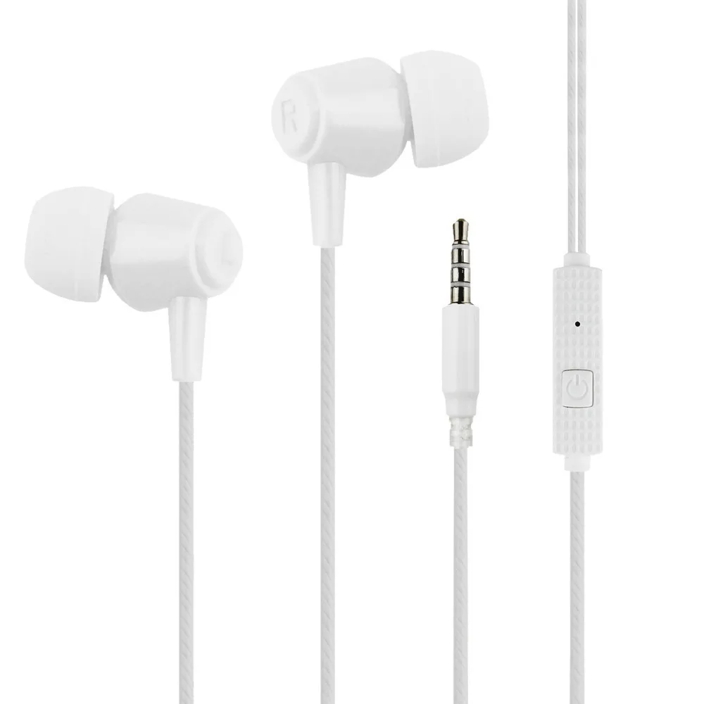 

Suitable for Mobile Phone 3.5mm In-ear Sports Headset MP3 Player Universal Wired Control Headset with Microphone