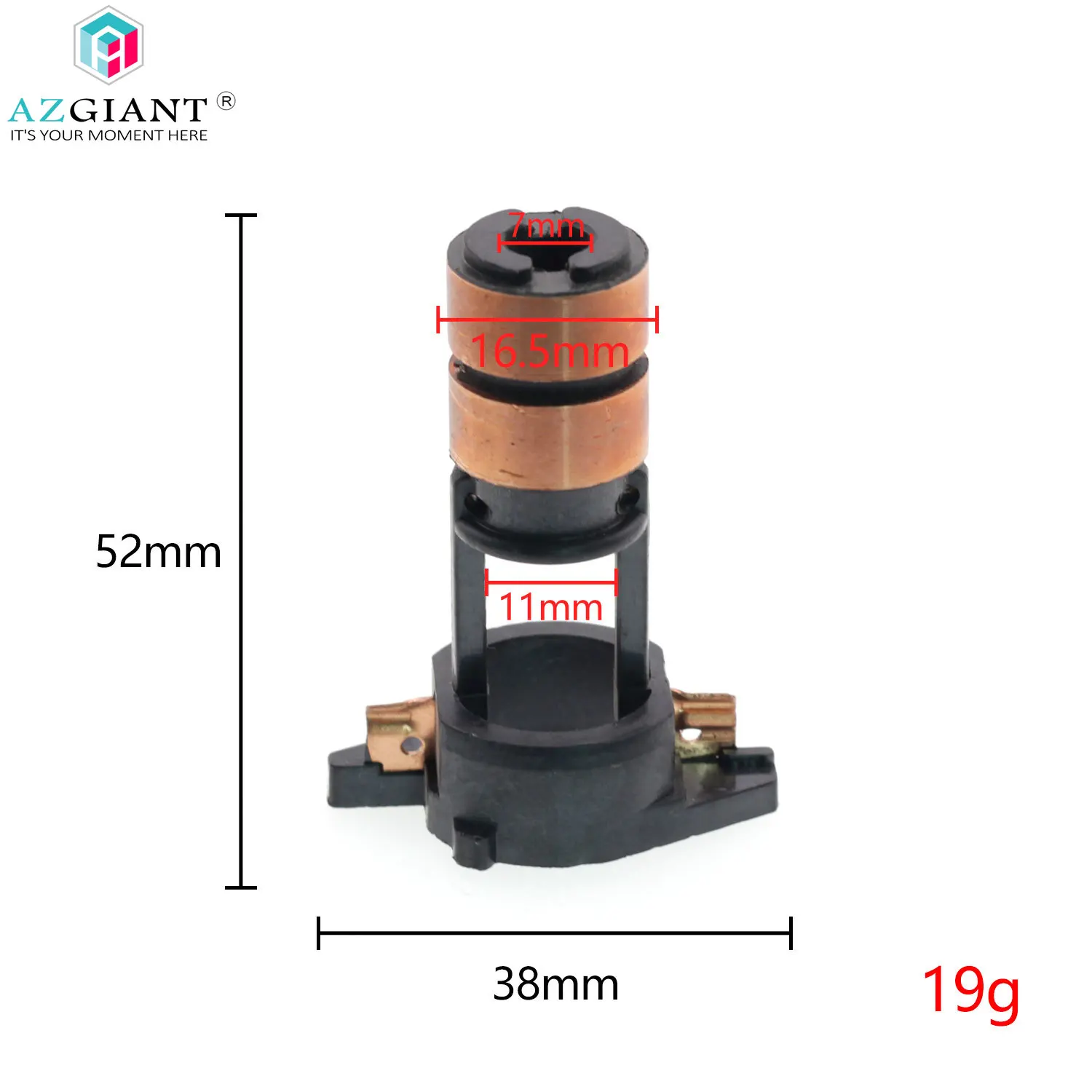 for Volkswagen Jetta golf 4 2002 1.6cc Bosch generator collector copper head slip ring current (7x16x51mm) | Автомобили и
