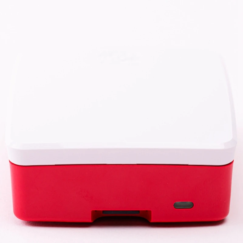 Красный/белый официальный для Raspberry Pi чехол для Raspberry Pi 4, двухкомпонентная конструкция ABS