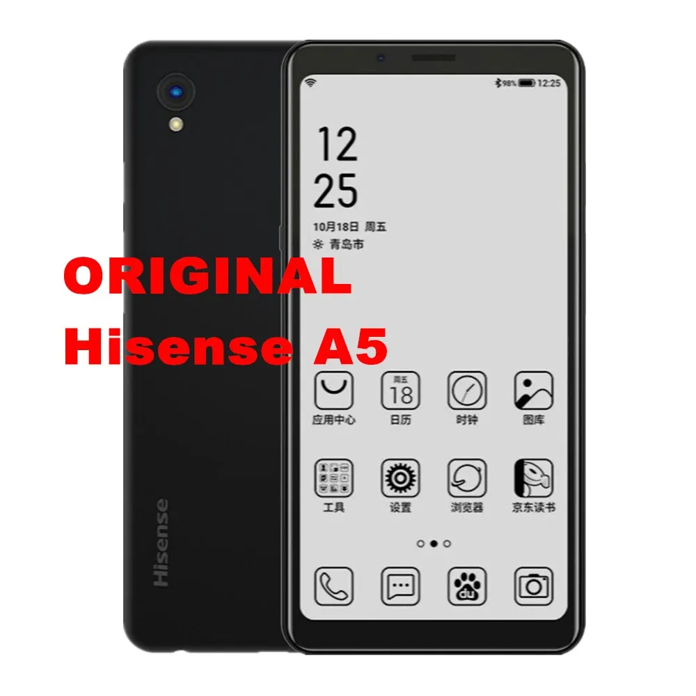 Стоковая новая модель Hisense A5 мобильный телефон 5,8" 1440x720 с чернильным экраном Snapdragon 439 Android 9,0 4 Гб ram 64 Гб rom 4000 мАч для чтения