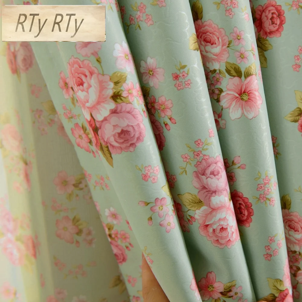 1 шт. короткие занавески на окна для спальни драпировка цветочный дизайн плотные