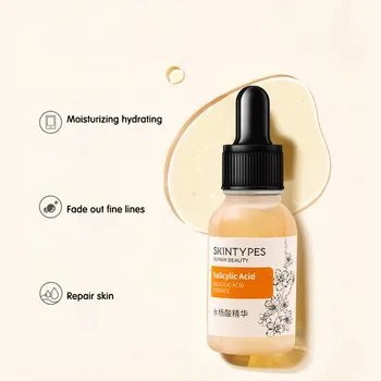 

Salicylic Acid Essence Nourishing And Moisturizing Essence For Fade Out Skin Fine Lines Face Care Facial Serums 15ml