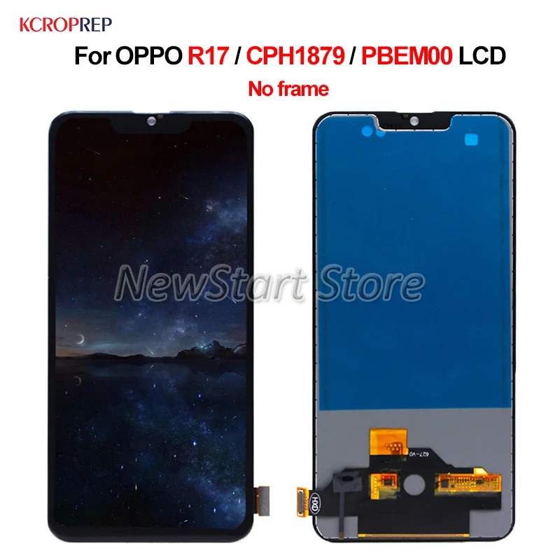 

TFT For OPPO R17 CPH1879 PBEM00 LCD Display Touch Screen Digitizer Assembly Replacement Accessory For OPPO R17 lcd 100% Tested