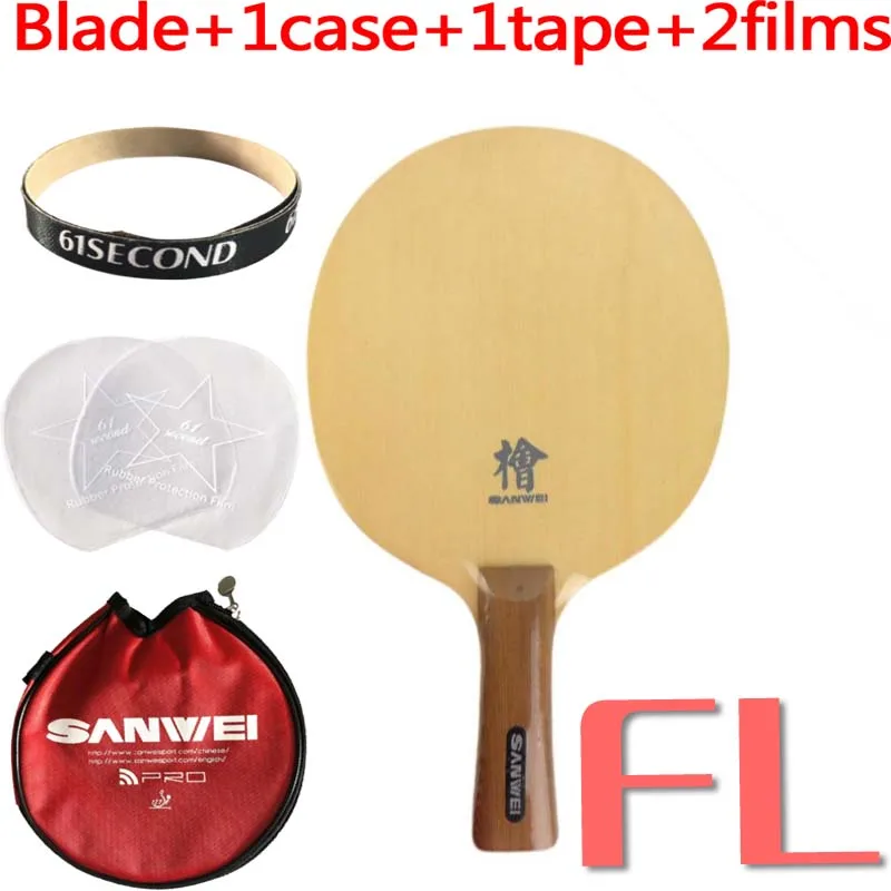 Sanwei H10 лезвие для настольного тенниса - Цвет: FL with Y 1 case