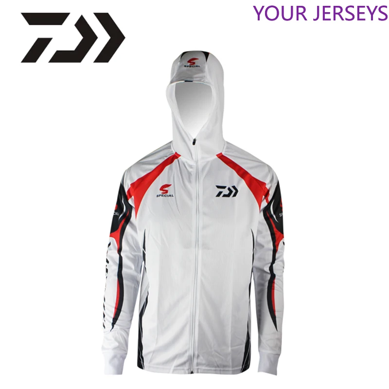 

2020 DAWA Men Outdoor Sportswear Fishing Clothing Quick-Drying Anti-UV Sun fishing Shirt Long Sleeve Sports Clothes DAIWA Pesca