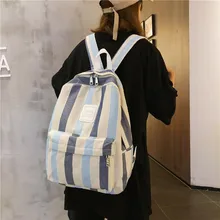 Винтажная мягкая холщовая школьная сумка для девочек, женский корейский стиль, кампус, универсальный рюкзак, серия MORI, простая Студенческая школьная сумка