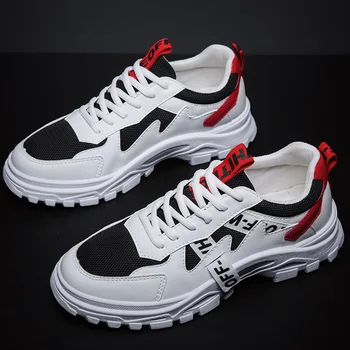 

Men's Casual Shoes Light Breathable Air Mesh Outdoor Comfortable Rubber Damping Soft bottomPopular Lace-upMen's Fashion Sneakers