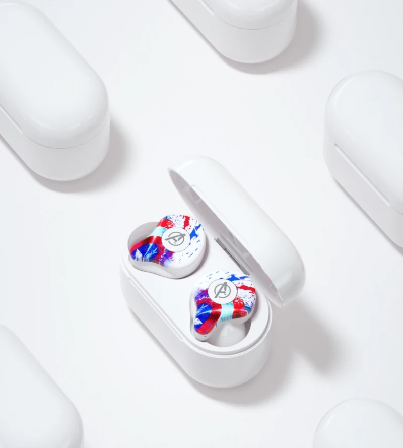 New Marvel the Avenger TWS True wireless Bluetooth headset Iron Man Captain America X12ultra Sports in-ear earphones for iPhone