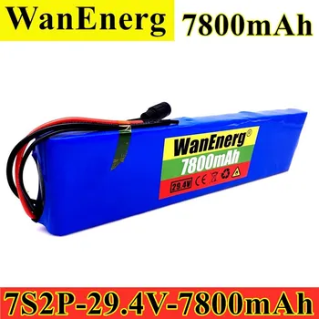 

18650 24V Battery 7S2P 29.4V 7800mAh Li-ion Battery Pack with 20A Balanced BMS for Electric Bicycle Scooter Power Wheelchair