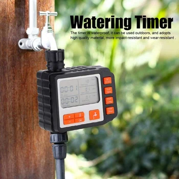 

Automatic Hose Faucet Timer Garden Irrigation Controller LCD Display Watering System Timer for Lawn Sprinkler System