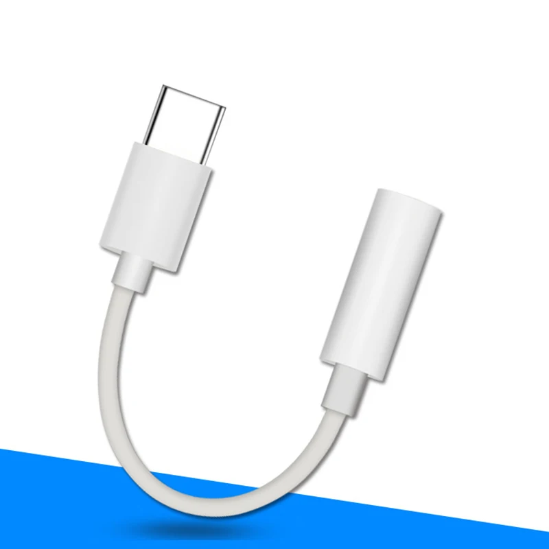 

USB-C To 3.5MM Headphone Adapters USBC To 3.5 Jack Audio Adaptadors For Xiaomi For Macbook Type C To 3.5MM Audio AUX