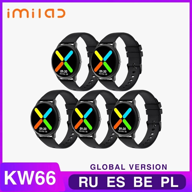 Imilab Smart Watch Bluetooth 5.0 SmartWatch Heart Rate Sports Fitness Tracker IP68 smart watches for Men Women Sports Bracelet