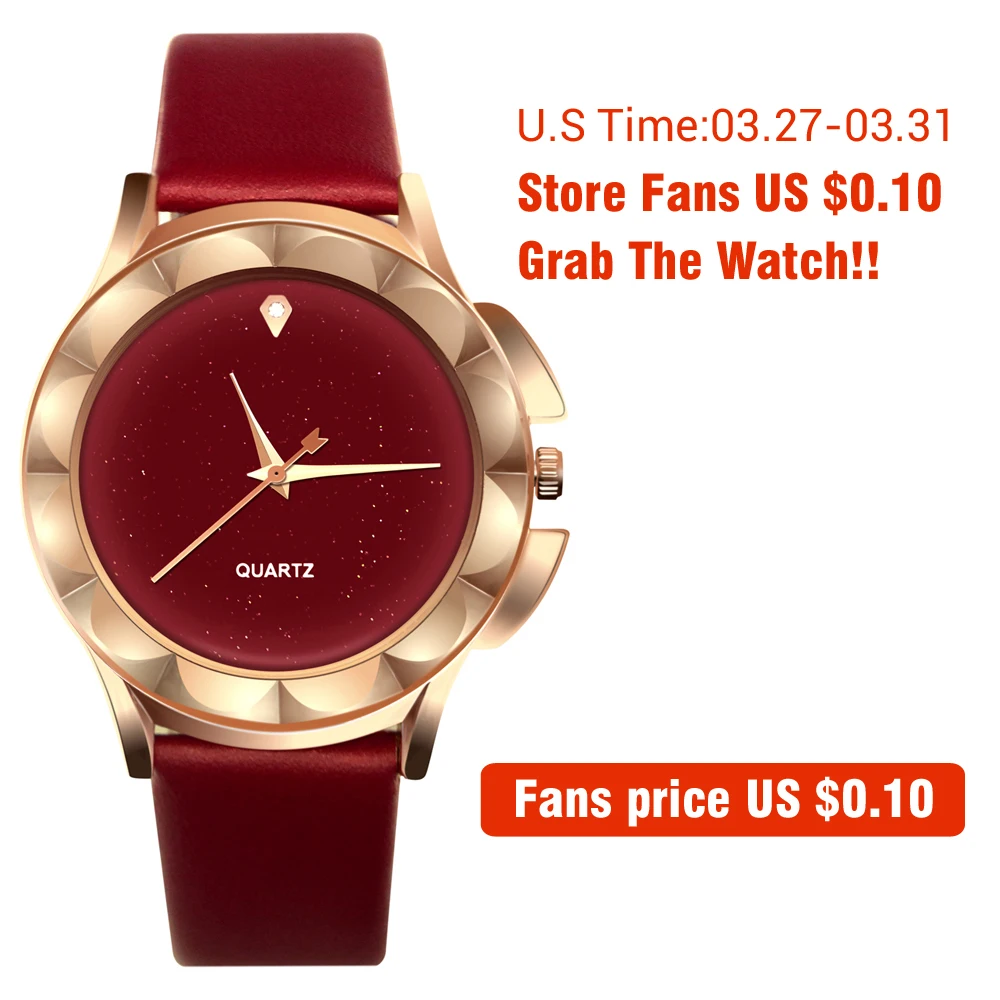 

Store Fans US $0.10 Grab The Watch<<U.S Time:03.27-03.31>>(50 pieces in total, 10 pieces per day)