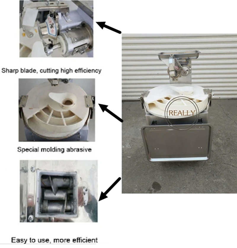 Нержавеющая сталь тестомешалка с функцией разделения теста шаровая паста Хлеборезка