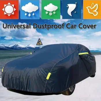 

1/2 Pcs Waterproof Indoor Outdoor Full Car Cover Rainproof Car Protectors Suit Anti UV Car Sunshade Car Surface Protector Cover