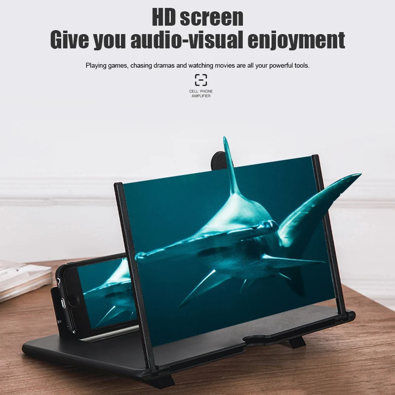 

Mobile Phone Screen 3D Magnifier Screen Enlarge 3-4 Times High Definition Amplifier Foldable JA55
