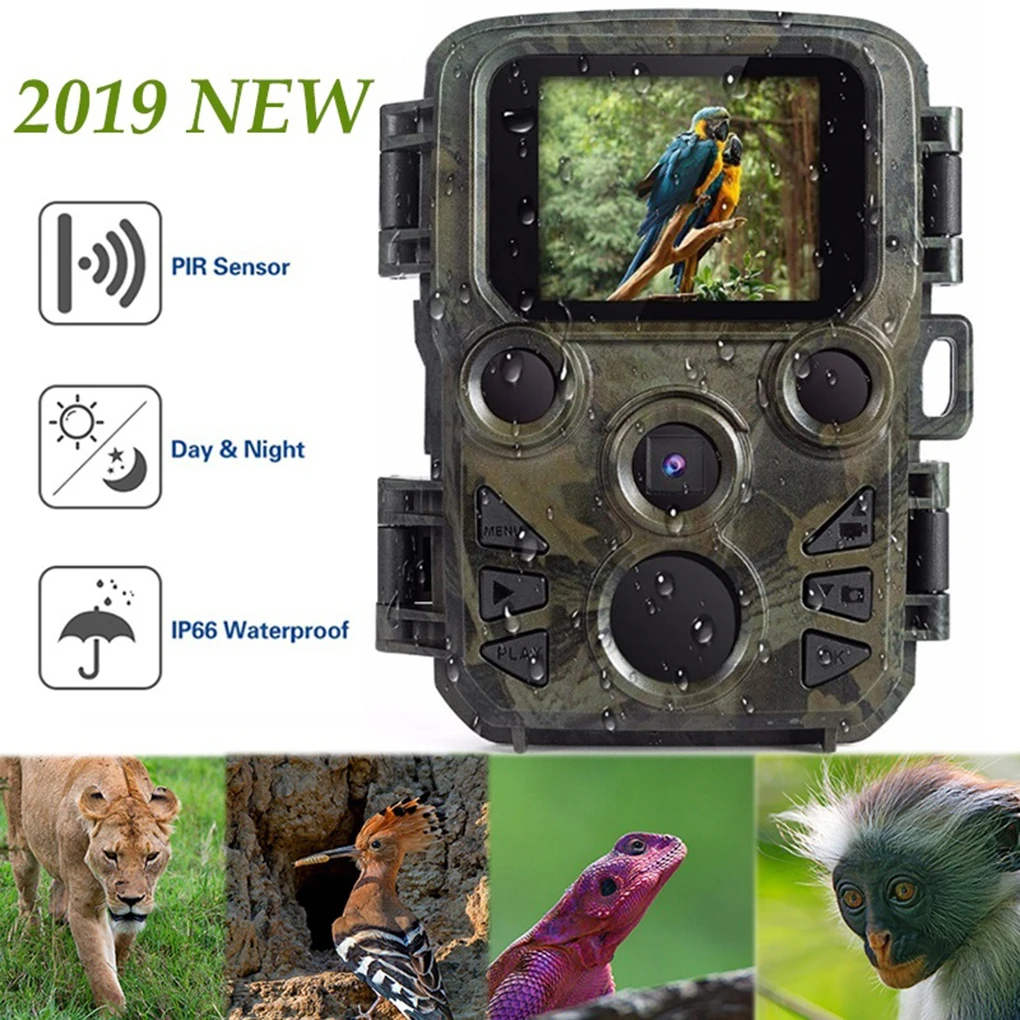 Мини-камера для охоты на дикую природу 12MP 1080P водонепроницаемый видеорегистратор камера s для безопасности фермы Быстрый триггер