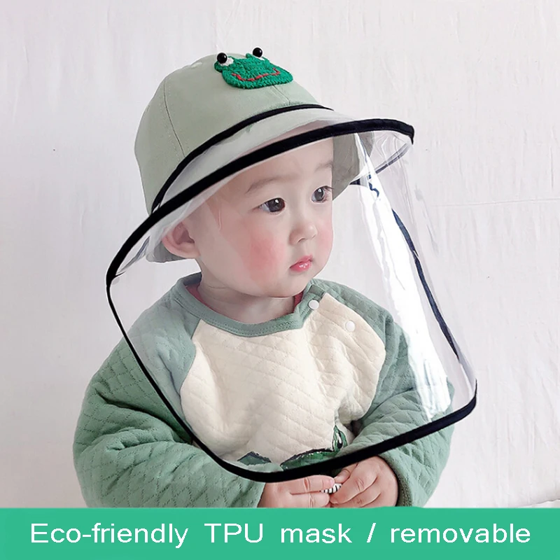 

2020 New Kids Bucket Hat Anti-Dust And Anti-Fog Anti Coronavirus Hat Parent-Child Hat Fisherman Women Outdoor Protective Mask