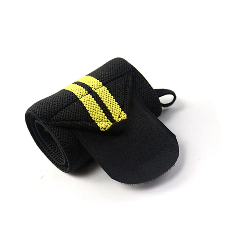 Weight Lifting Wristband Elastic Breathable Wrist Wraps Bandage Gym Fitness Weightlifting Powerlifting Wrist Brace Support Strap
