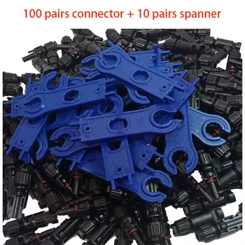 

100 pairs Solar Panel Connector Male & Female for Solar System Connection