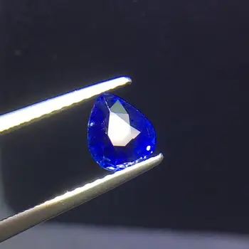 

L215 Water Drop 0.74ct Nature Unheat Royal Blue Sapphire Loose Gemstones Loose Gems Stones For Jewelry Making Ring Make