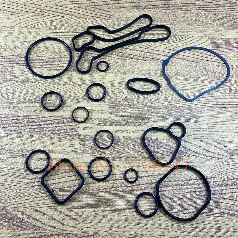 Aluminum radiator kit 10 Sets Replacement kit oil-radiator seal gasket for Chevrolet Cruze Sonic Opel Astra Zafira Aveo G3 55354072 2724577 55353321